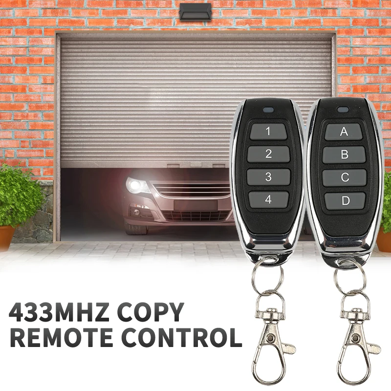 2021 Universal Cloning Duplicator Key Fob Distance Remote Control 433MHZ Clone Fixed Learning Code For Car Gate Garage Door |