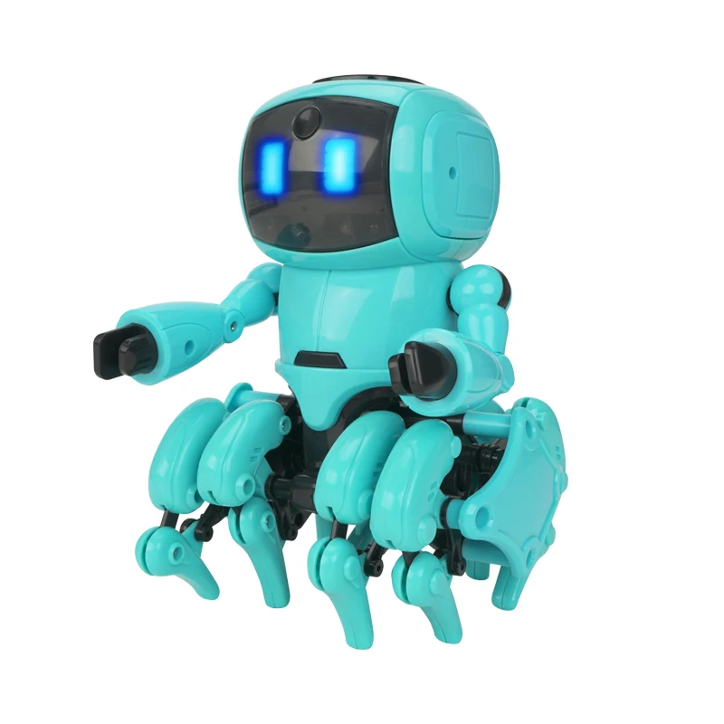

Intelligent Robot DIY Unassembled Toy Gesture Infrared sensor Obstacle Avoidance Following mode Robot Toy for children