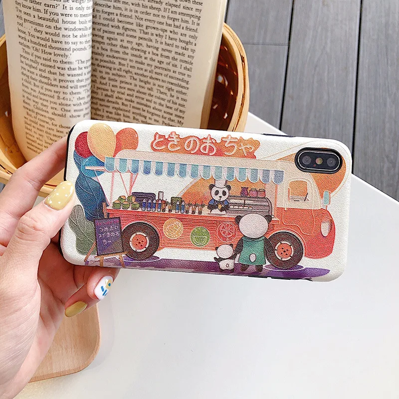 

iPhone 6 7 8Plus X XR XS 11 12 Pro Max Girly Men's Couple Cartoon Cute Bear Frosted Mobile Phone Case Wholesale