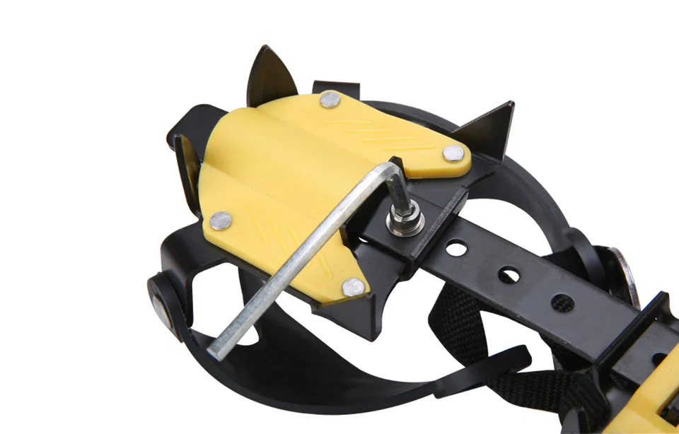 Нескользящая обувь с 10 зубцами и когтями высококачественный Регулируемый