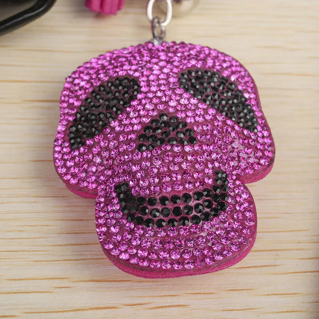 Цепочка с подвеской в виде черепа женская украшение для ключей особой формы