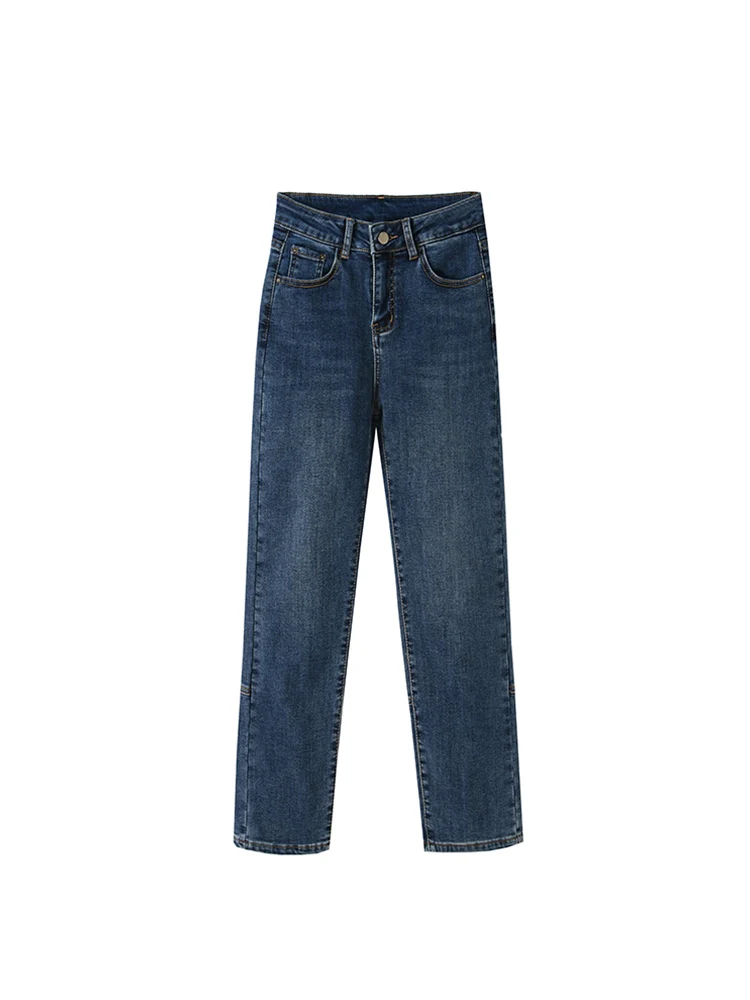 Новинка 2021 зимние джинсы плотные бархатные женские прямые флисовые облегающие