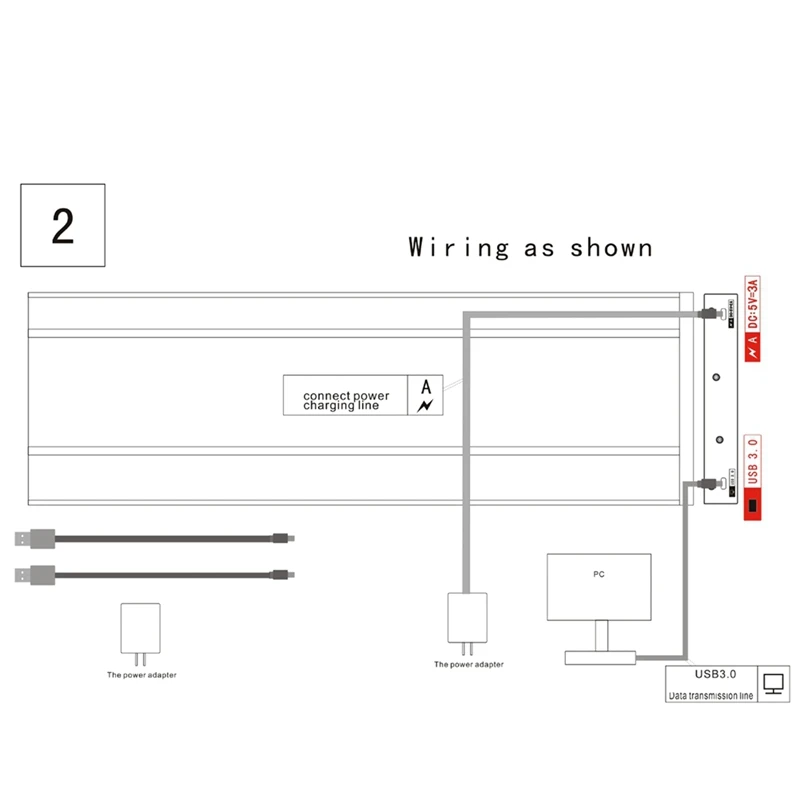 

Display Heightening Bracket USB3.0 Expansion Charging Sn Base HUB