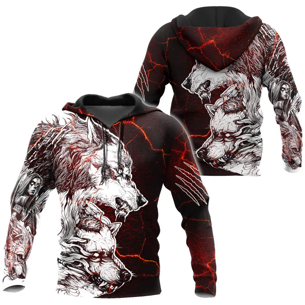 

PLstar Cosmos 3DPrint Newest Tattoo Wolf Art Unique Streetwear Harajuku Men/Women Funny Casual Hoodie/Sweatshirt/Zip Style-3