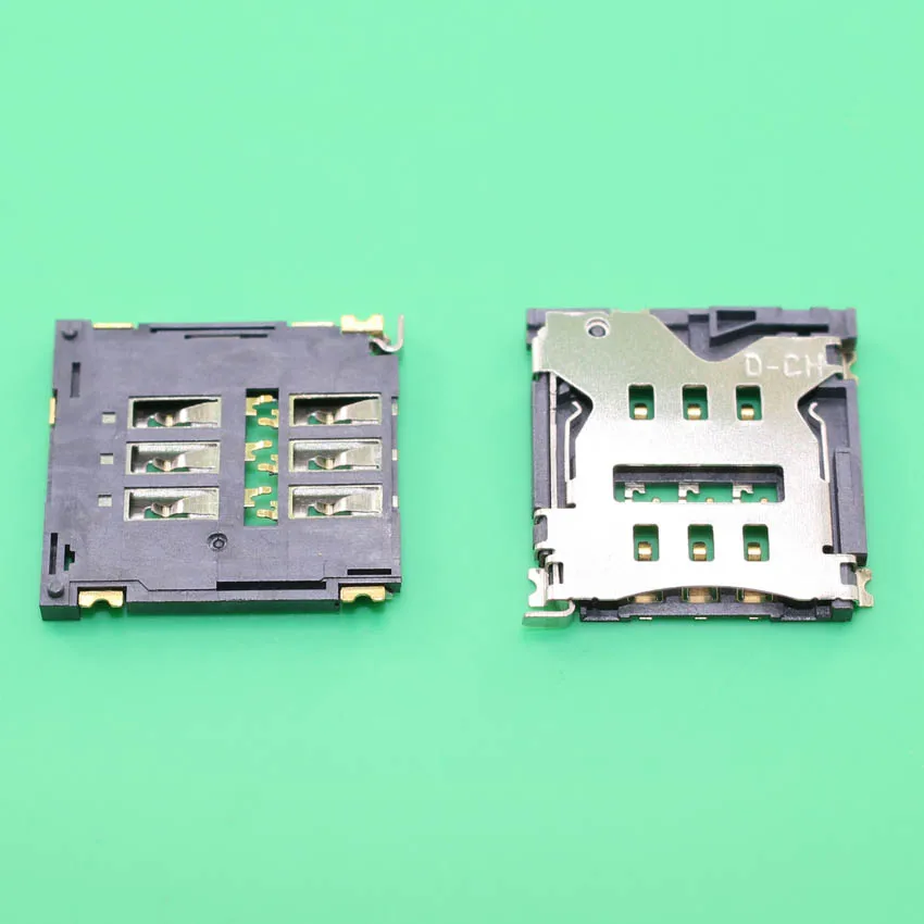 Новый считыватель сокетов sim-карты держатель запасной отсек для Goophone i6 plus копия