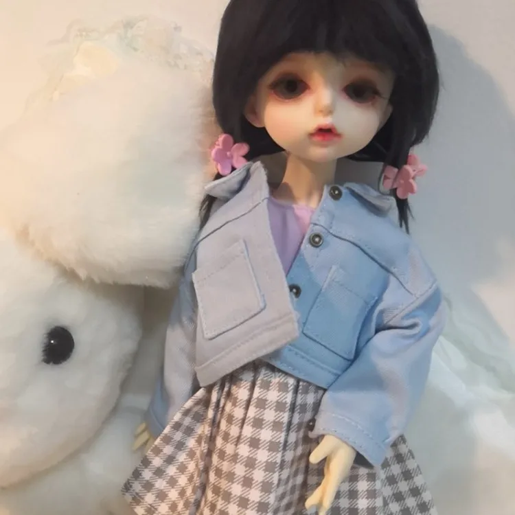 1/6 BJD одежда аксессуары пальто+ юбка+ носки+ футболка кукольные наряды для BJD/SD yosd, не включены кукла, обувь, парик и другие E2583