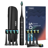 yunchi sonic electric toothbrush rechargeable teeth brush oral hygiene tooth brush teeth brush heads 40000 timesmin for adult