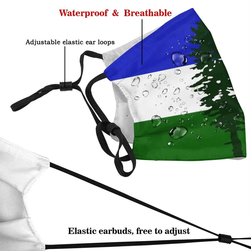 Флаг Дага для взрослых и детей противопылевая маска с фильтром сделай сам