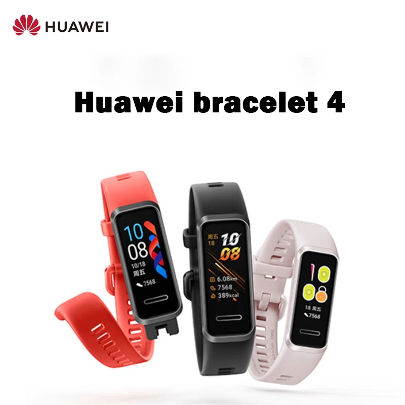 huawei Honor Band 4, умный экран, Bluetooth, шагомер, для плавания, водонепроницаемый, пульс, мониторинг здорового сна, кровяное давление
