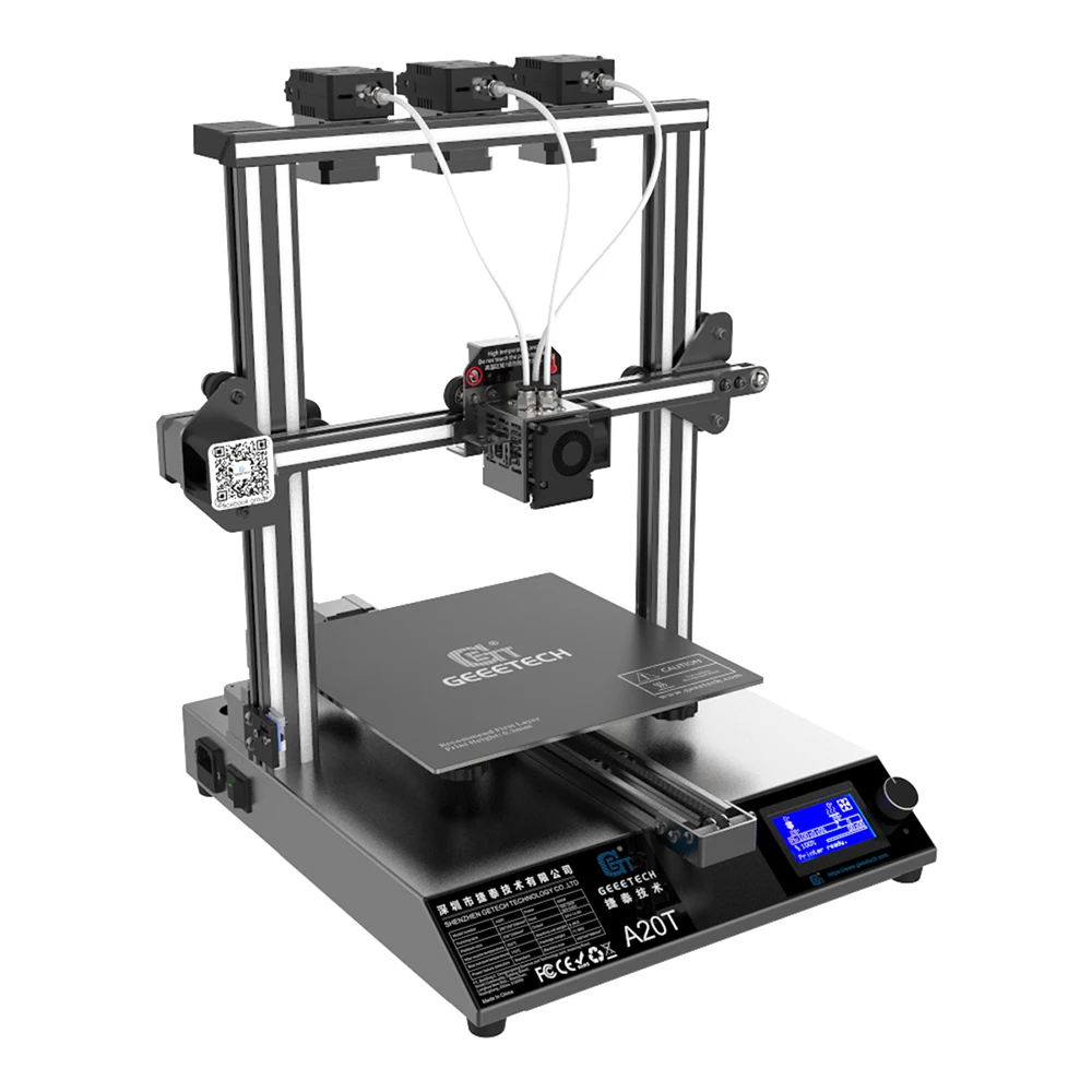 Geeetech A20T 3D Printer 3 in 1 out Mixed Property Upgrade GT2560 V4.1B Controlboard Open Source 250*250*250mm LCD2004 FDM CE | Компьютеры