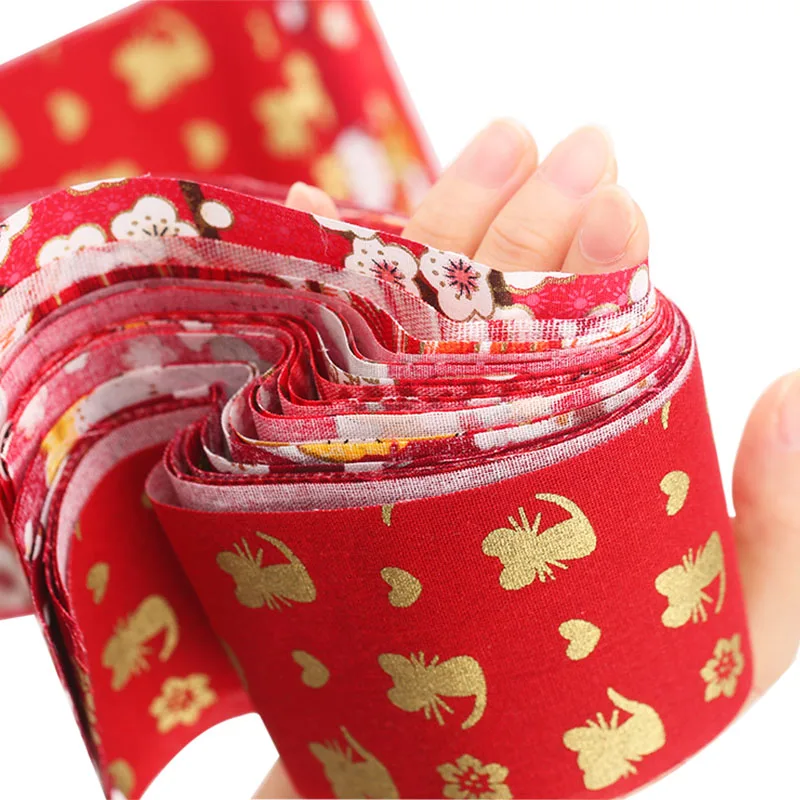 Рулон хлопковой ткани Dailylike Jelly рулон полосок желейной полоски для лоскутного