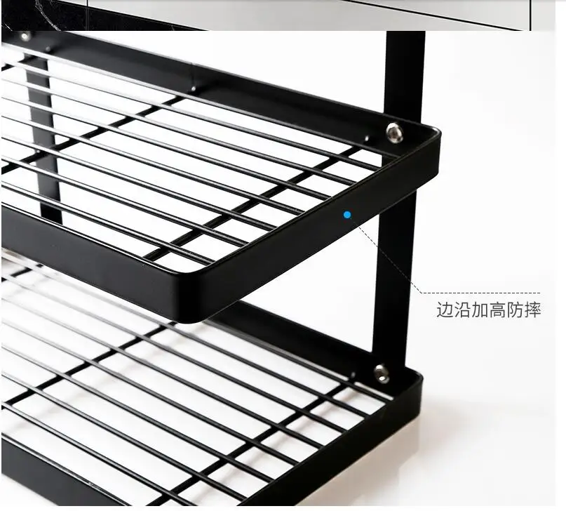 Нержавеющая сталь перфорация-Бесплатная настенная подвесная кухонная полка