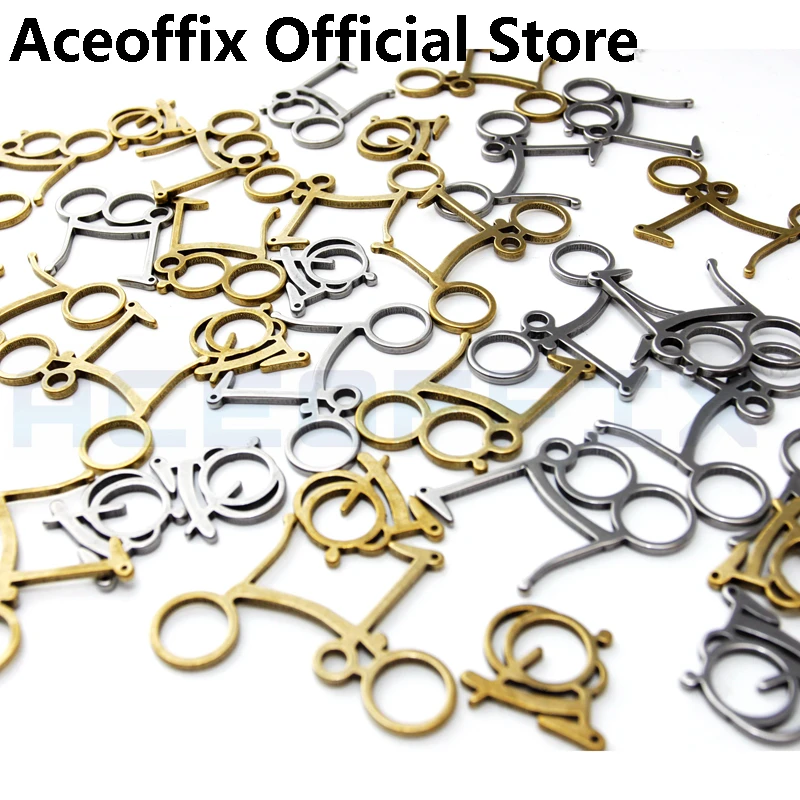 Aceoffix бромптонский медный нержавеющий брелок|Наклейки на велосипед| |