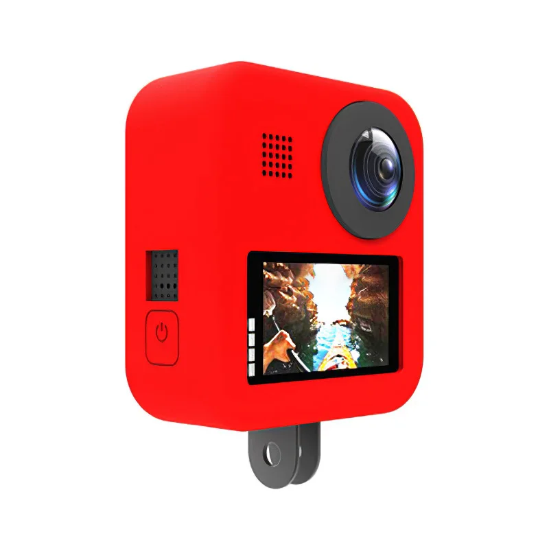Силиконовый чехол с крышкой для объектива Gopro Max Силиконовая Защитная крышка