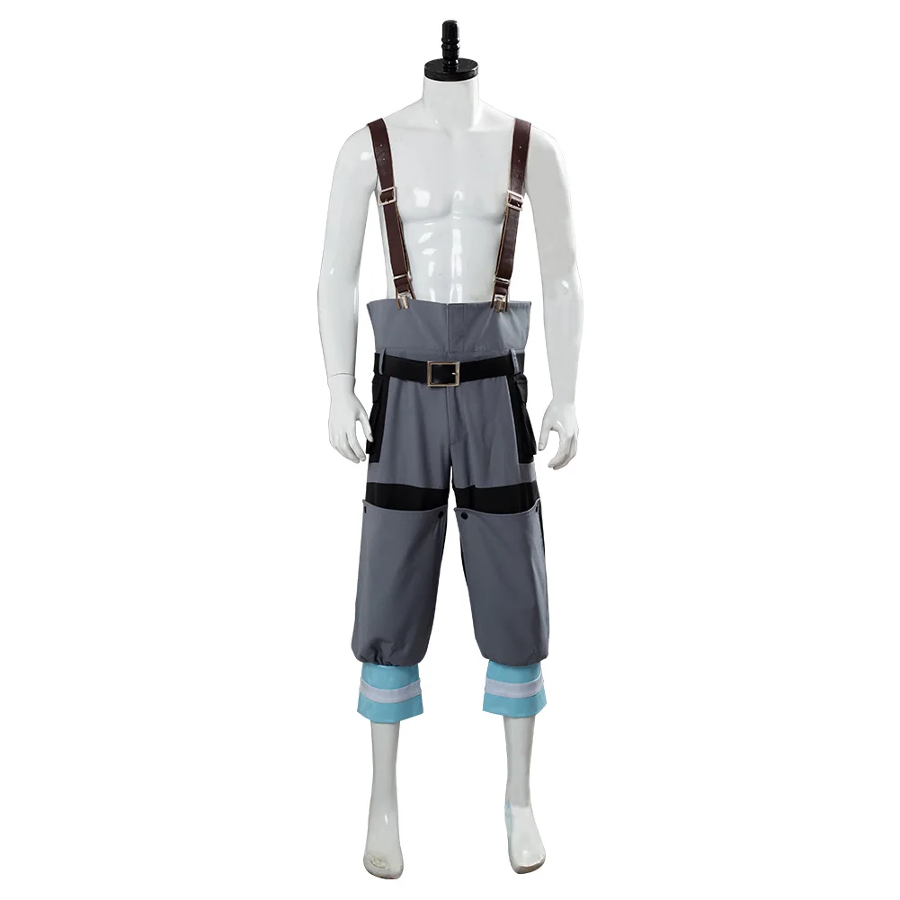 

Anime Enen no Shouboutai Fire Force Cosplay Shinra Kusakabe Cosplay Costume Fireman Team Uniform Halloween Suit