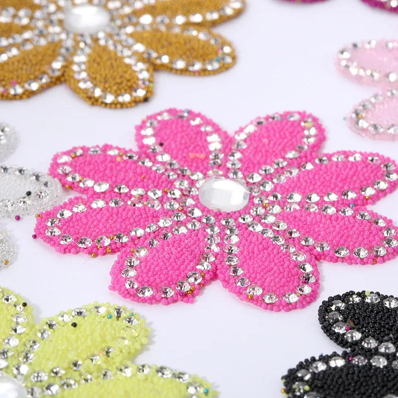 5 шт./компл. горный хрусталь восьмилепестковый цветок горячего бурения на заказ