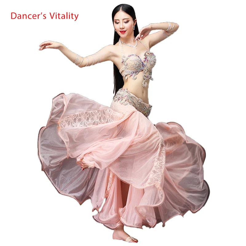 Одежда для танца живота 2018 одежда восточных танцев кружевные платья блестящий