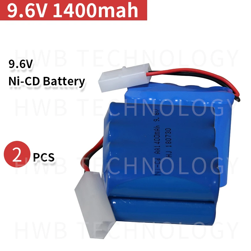 2 шт./упаковка ni cd аккумуляторы 9 6 в 1400 мАч|aa battery|rechargeable batterybattery nicd |