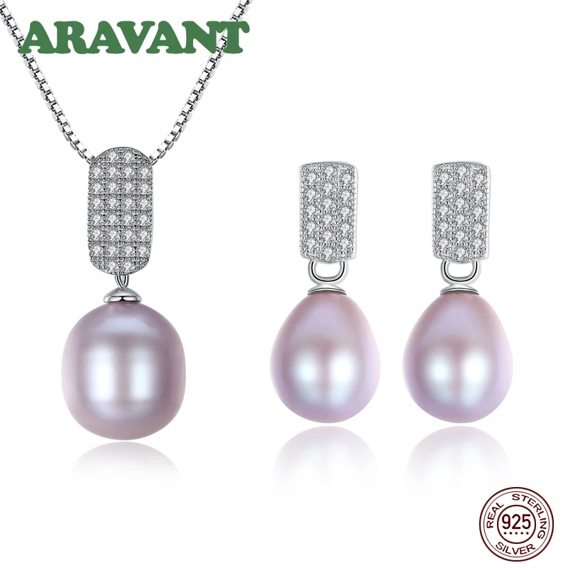 

Ожерелье и серьги женские из серебра 925 пробы с натуральным жемчугом