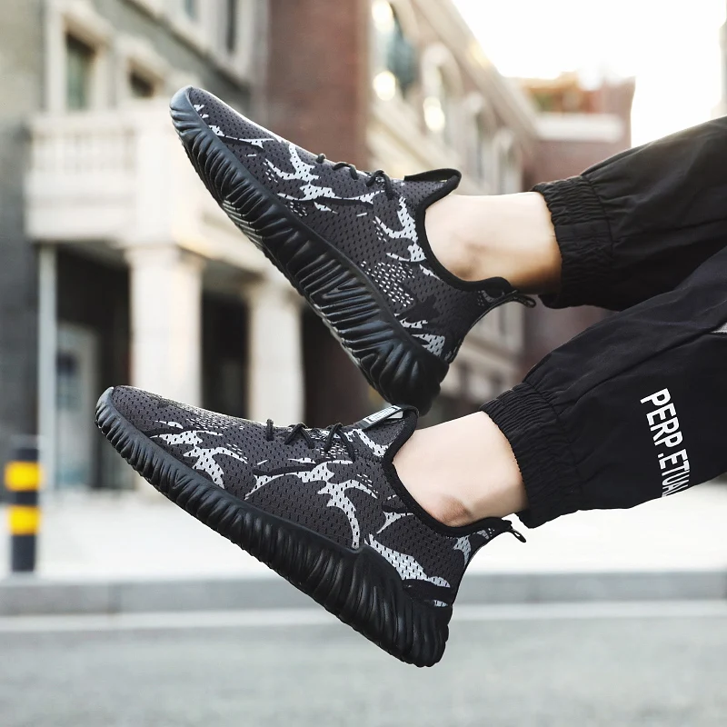 Модные мужские кроссовки наивысшего качества Повседневная обувь Дышащая