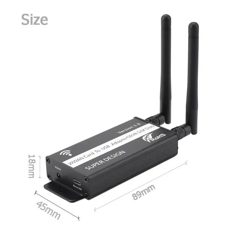 Адаптер PCI-E PCI-Express для USB со слотом для sim-карты для модуля WWAN/LTE