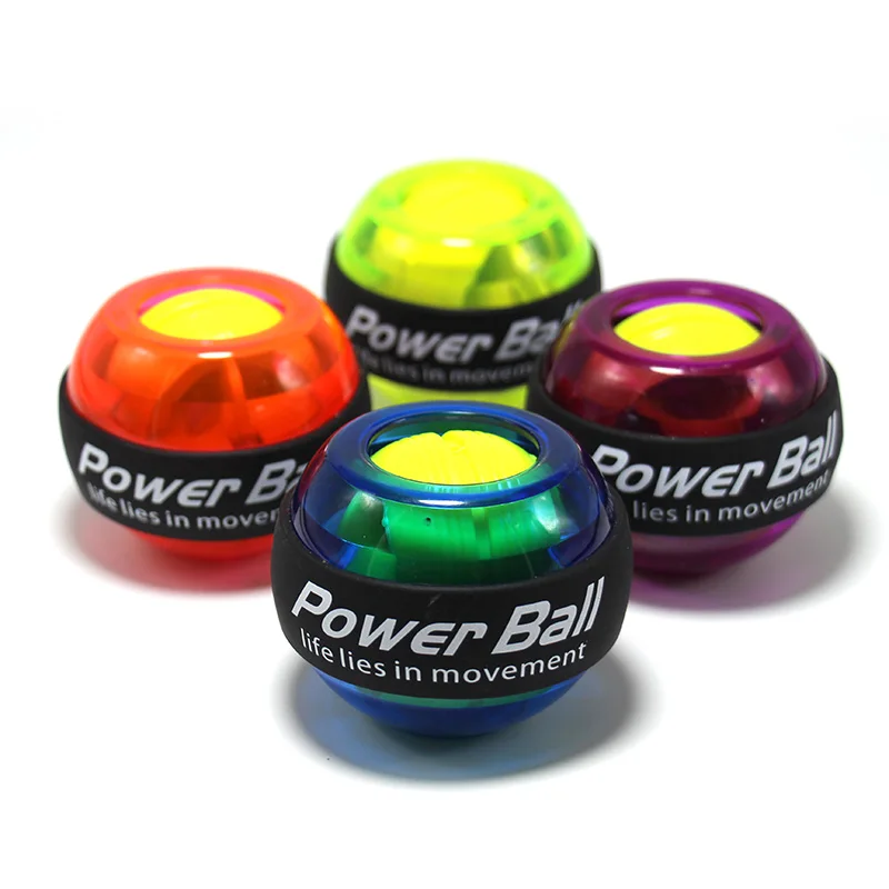 Шар на гироскопе Force Ball Gyro No power светильник на запястье мяч тренажер для рук усилитель светодиодный со скоростью устройства 4 цвета