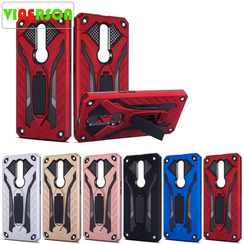 Противоударный чехол для OPPO F11 Pro резиновый силиконовый гибридный ПК телефона