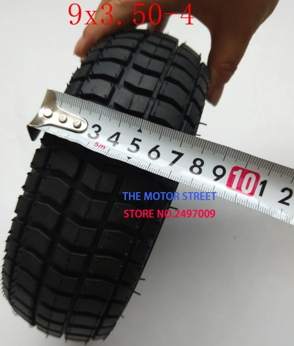 

9 inch wheel 9x3.50-4 tires tyre Inner Tube and rim Combo for Gas Scooter Skateboard Pocket Bike Electric tricycle