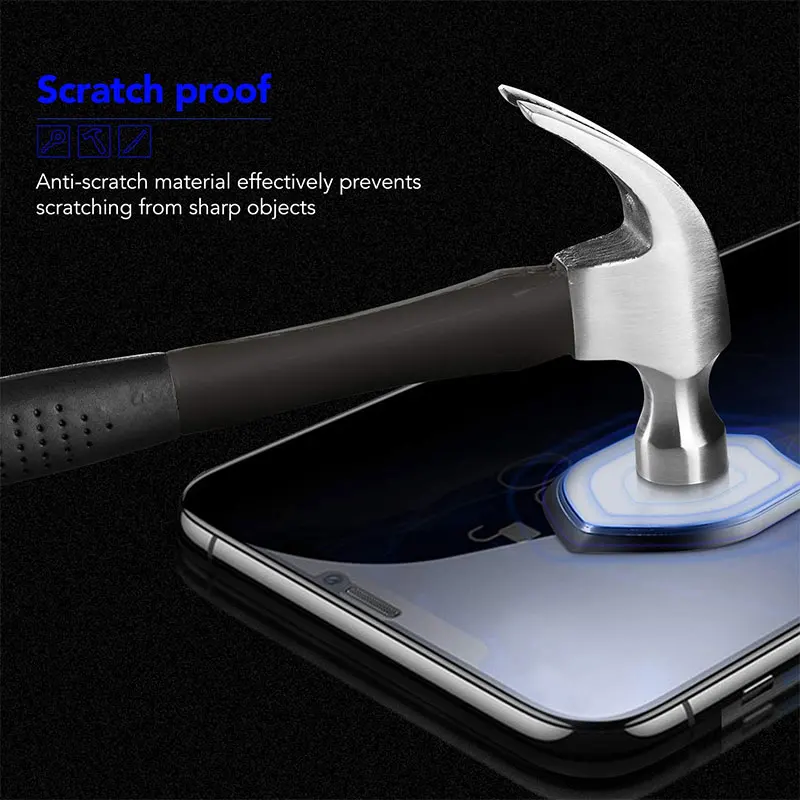 

Full Cover Protective Tempered glass For iPhone 11 Pro Max Xs X XR Screen Protectors For iPhone 12 Mini Pro Max 6 7 8 Plus Glass