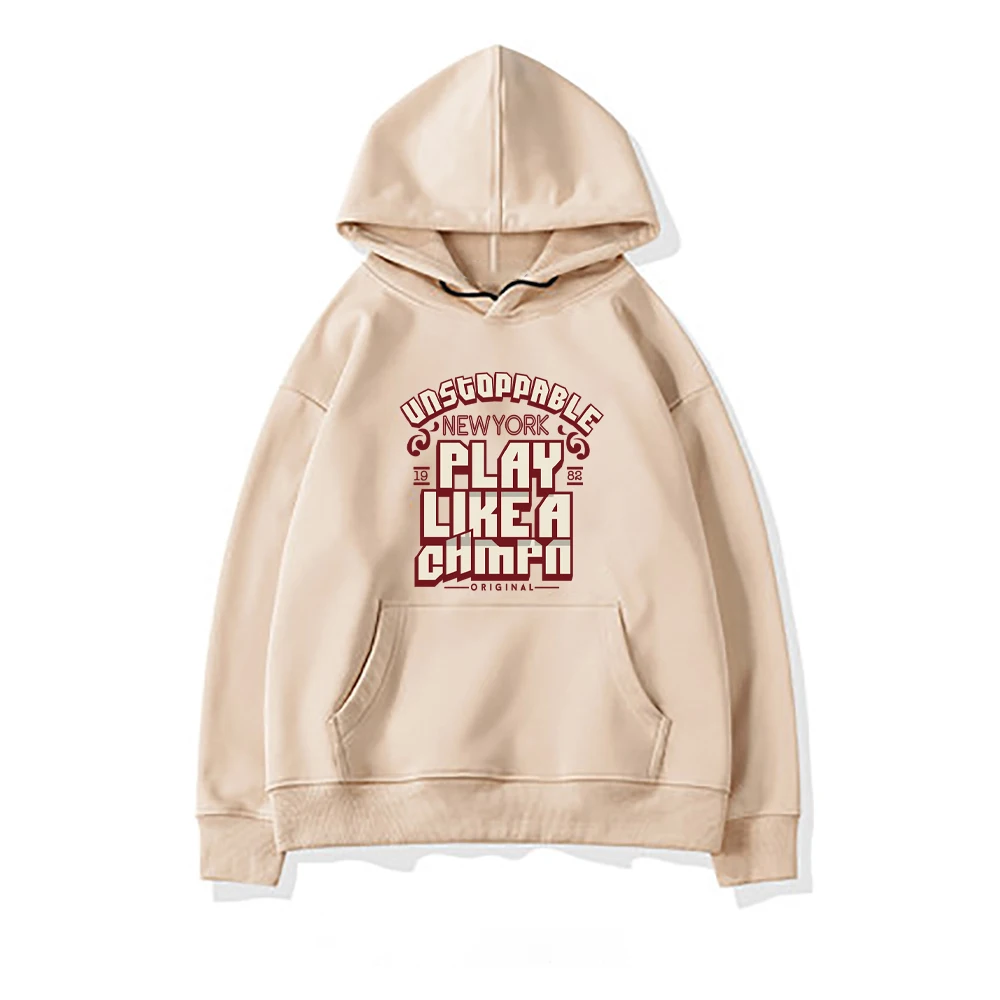 

Unstoppable Print Woman Hoodies Fashion Hip Hop Clothes Fleece Crewneck Hoodie Autumn High Quality Female Sweatshirt