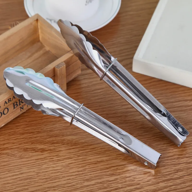 

BBQ Tongs Salad Bread Serving Tong Kitchen Tongs Lock Design Baking Food Tongs Barbecue Clip with Joint Lock