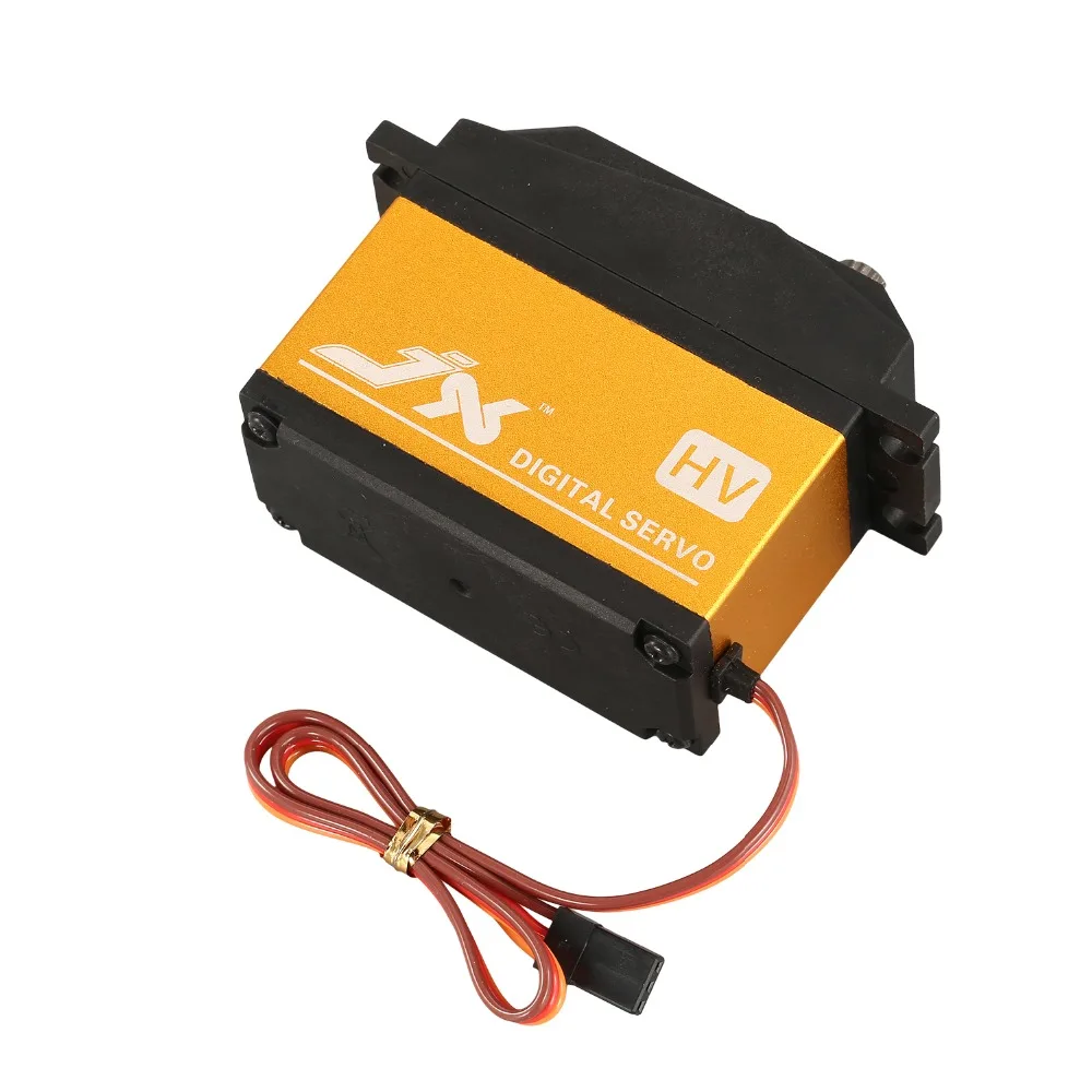 

JX PDI-HV2060MG Metal 6.0-7.4V 0.13sec/60 Digital HV Servo 62kg Torque Aluminums Case Coreless for 1/5 RC Car RC Accessories