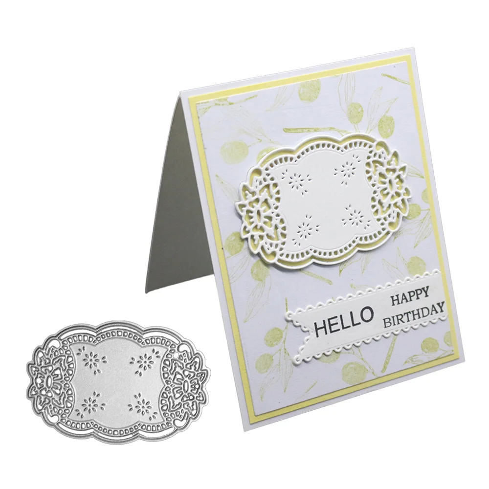 Углеродистая сталь задний план прорезной трафарет для окраски DIY Скрапбукинг