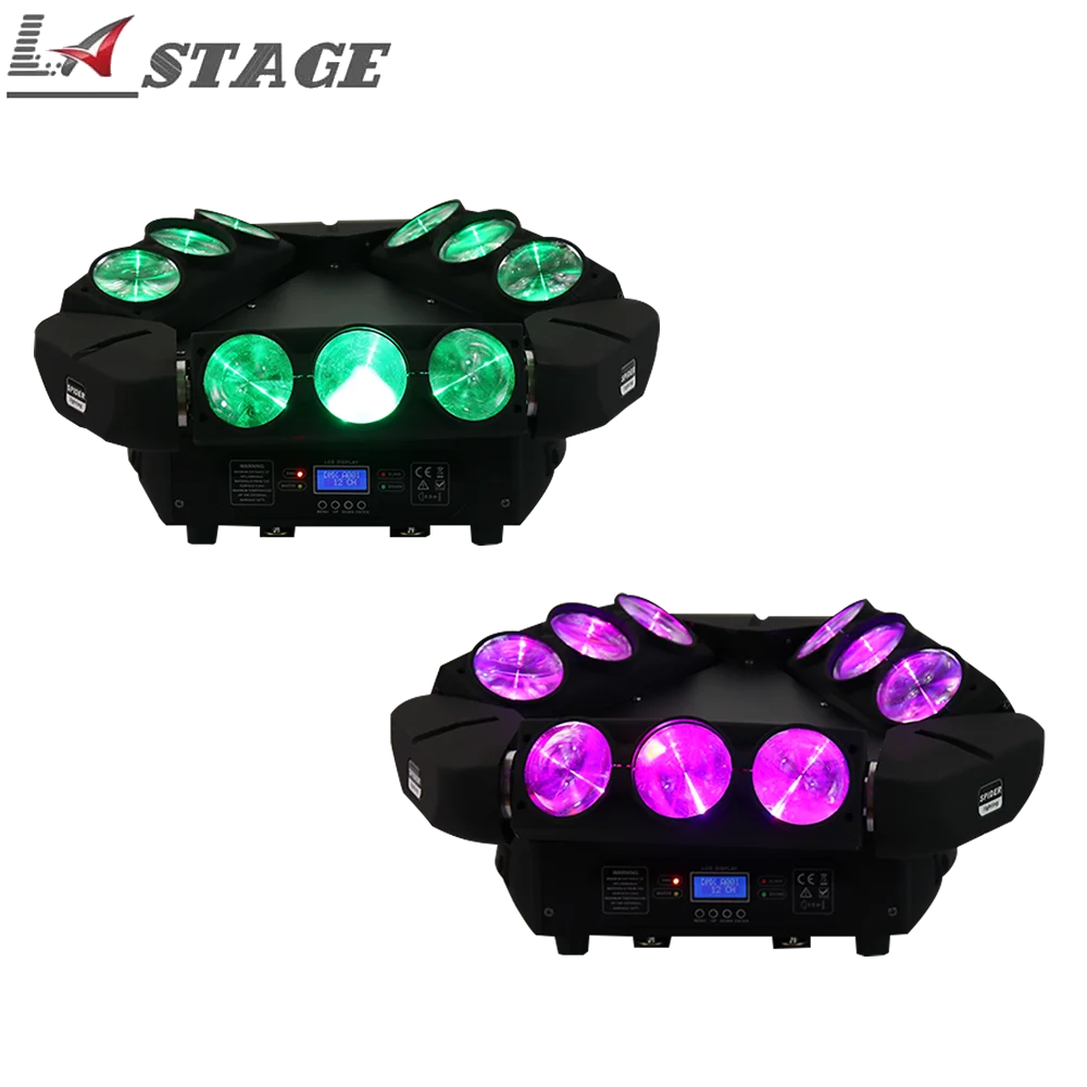 Бесплатная доставка 2 шт./лот копия американский Dj Kaos 9*12 Вт RGBW движущаяся головка