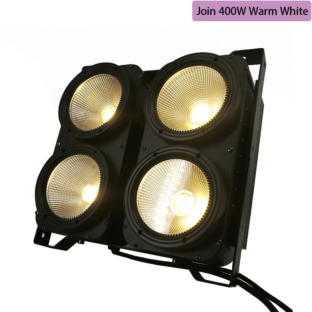 Join 400W Warm White 1 шт. 200 Вт COB Stgae светильник 4x100 Вт Led Blinder 100 Вт RGBWA UV 6в1/5в1/4в1/Холодный теплый белый DJ Par Точечный светильник для баров и театров - Цвет: Join 400W Warm White