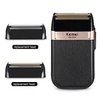 Kemei KM-2024 Перезаряжаемые бритва электрическая с возвратно-поступательным движением бритвы Для мужчин сильный бритвенный станок Парикмахерская бритва триммер для человек