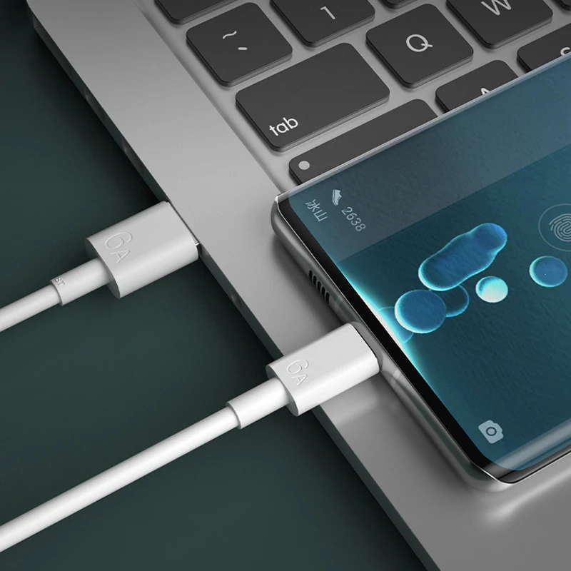 1M/1.5M/2M Super Fast 66W Charging Data Cable USB 3.1 A to Type-C Male Plugs 6A Extended Transmission | Электроника