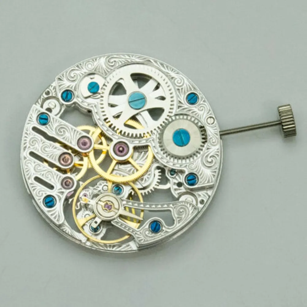 

Watch Movement Seagull ST3600 Skeleton Mechanical Hand Wind ETA Unitas 6497 Copy