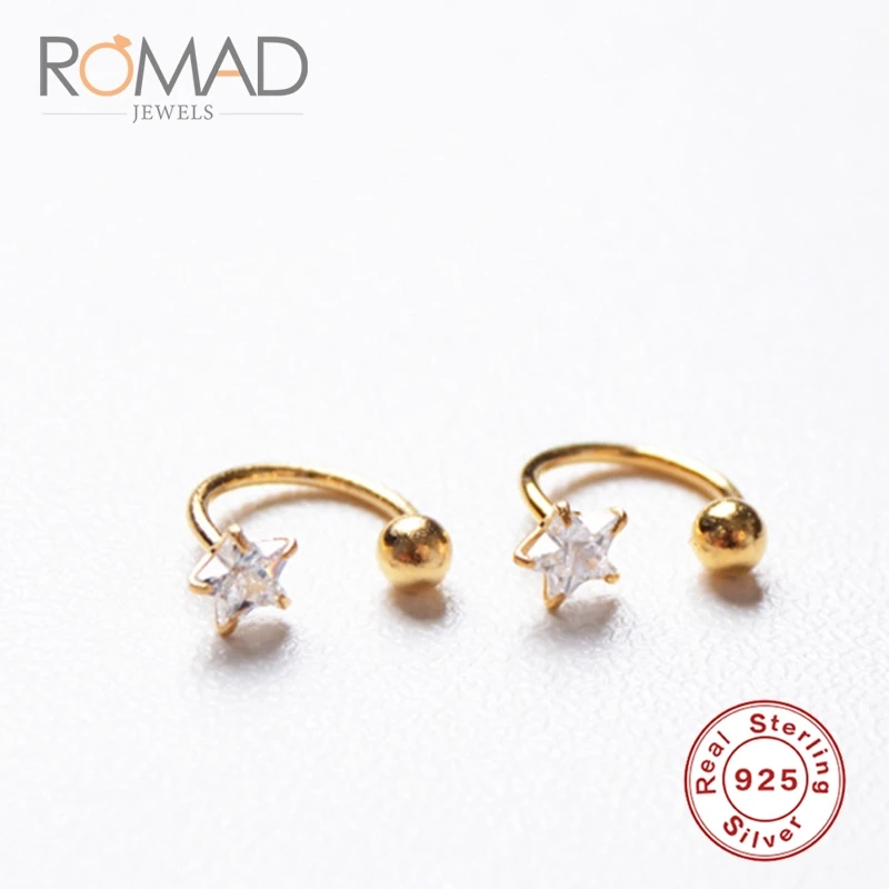 Romad новинка модные ювелирные изделия стразы серьги-гвоздики для женщин 2019 хит