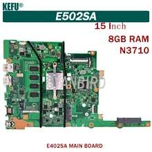 Dinzi E502SA original mainboard for ASUS E402SA E502 E502S E402 E402S with 8GB-RAM N3710 Laptop motherboard 100%test