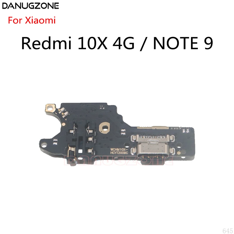 Док-станция с USB-разъемом для зарядки и штекером плата гибкий кабель Xiaomi Redmi 10X 4G /