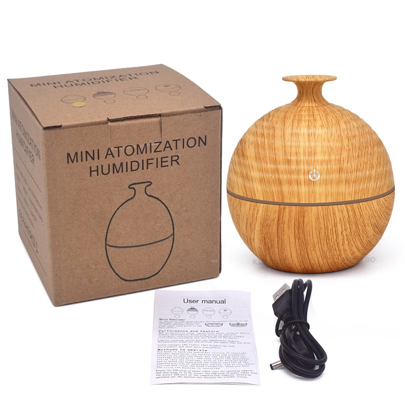 

USB evaporative humidifier aroma diffuser 130 ml essential oil diffuser manufacturer aromatherapy mist with light