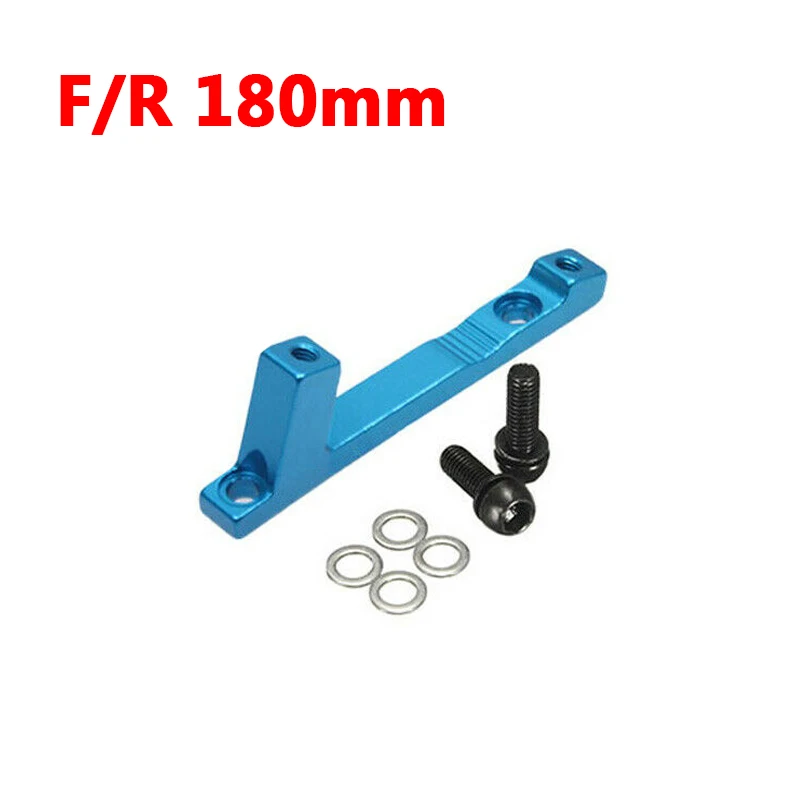 Blue F-R180mm MTB велосипедный дисковый тормоз адаптер алюминиевый Маутейн велосипед дисковый тормоз ротор крепление передний задний суппорт 180/203 мм Аксессуары для велосипеда PM-PM - Цвет: Blue F-R180mm