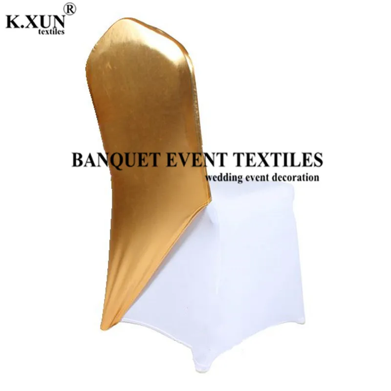 25 50 100 шт металический бронзированный спандекс крышка стула лайкра стрейч на стул
