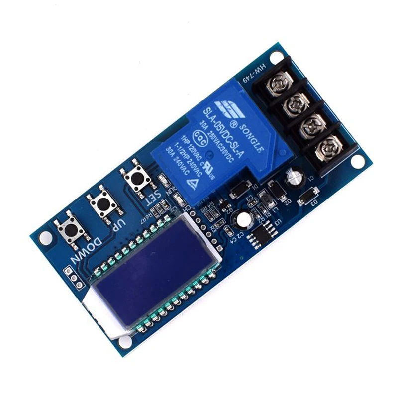 Dc 6-60V 30A Storage Battery Charging Control Module Protection Board Charger Time Switch Lcd Display Xy-L30A | Электроника