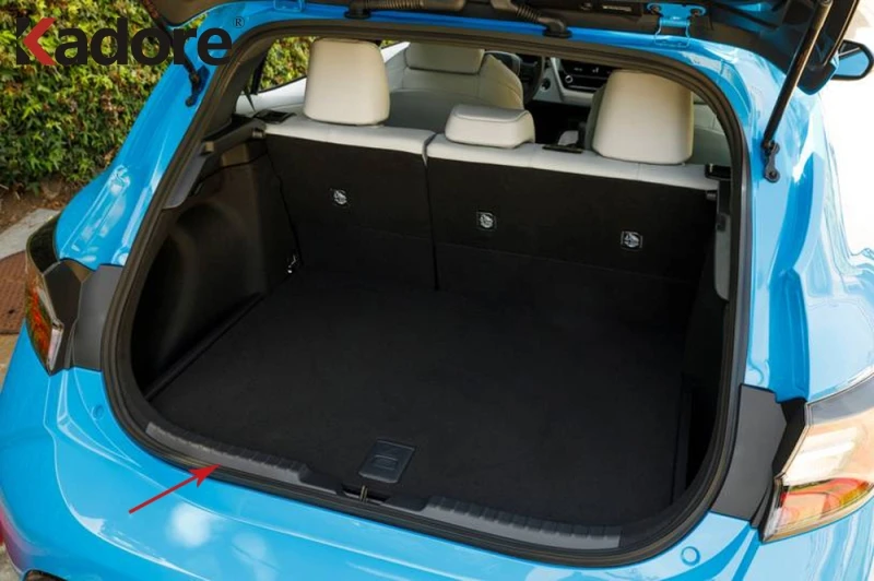 Внутренняя крышка багажника из нержавеющей стали накладка на бампер для Toyota Corolla