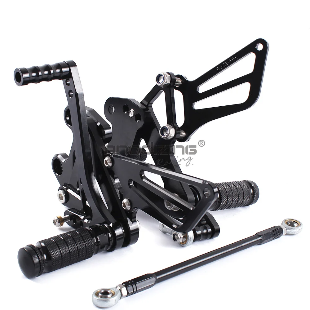 Регулируемые задние комплекты для мотоцикла с ЧПУ алюминиевые подножники Для