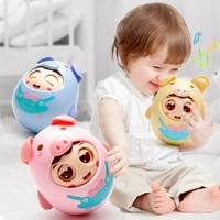 animals baby rattles tumbler doll baby funny bells music roly poly learning education toys gifts baby bell baby cute bathing toy