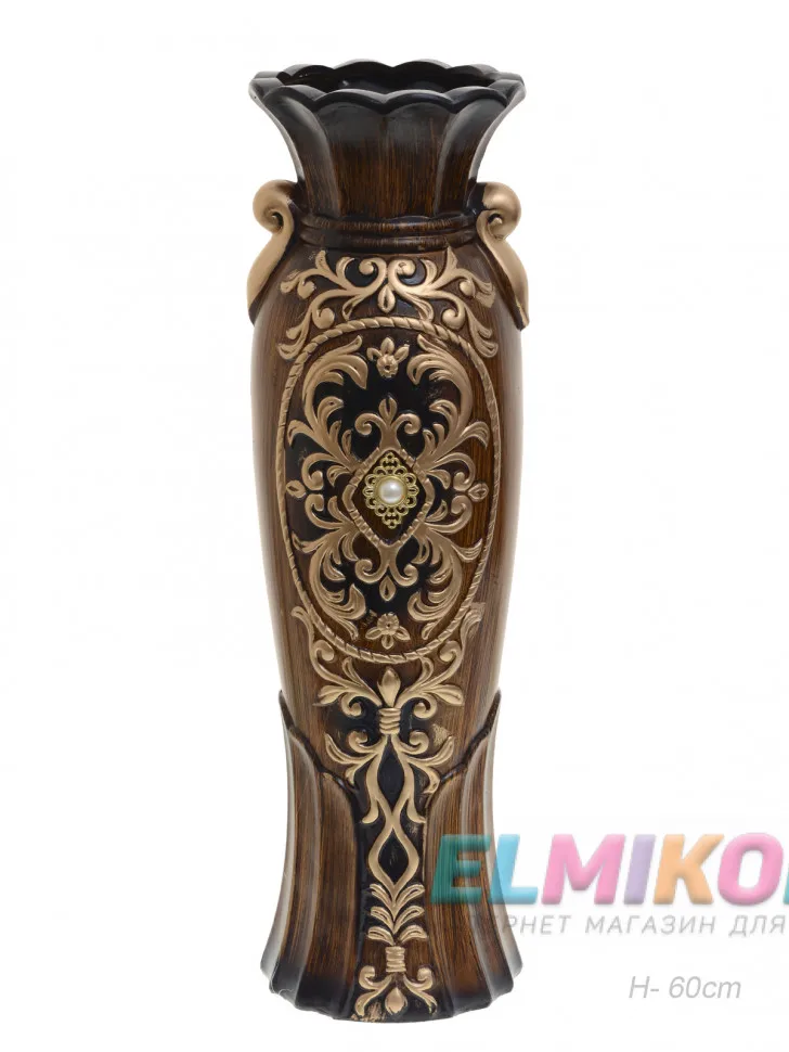 Ваза 60 см / A24103 /уп 8/ коричневая|Вазы| |
