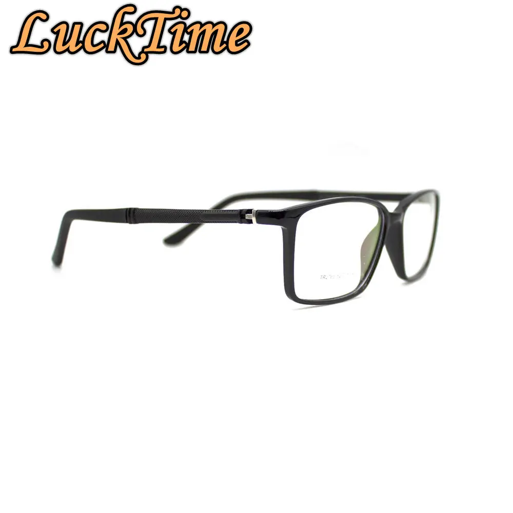LuckTime повседневные мужские и женские очки в оправе Ретро квадратные для